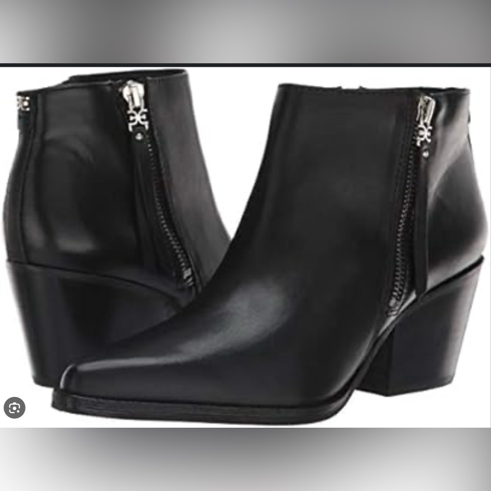 Sam Edelman // Leather Cowboy Booties